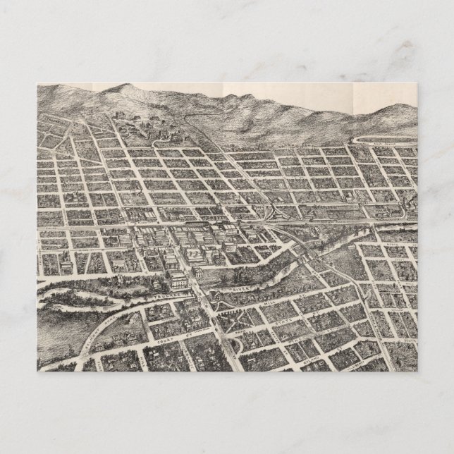 Carte vintage de Reno Nevada (1907) (Devant)