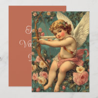 Carte vintage de Saint Valentin