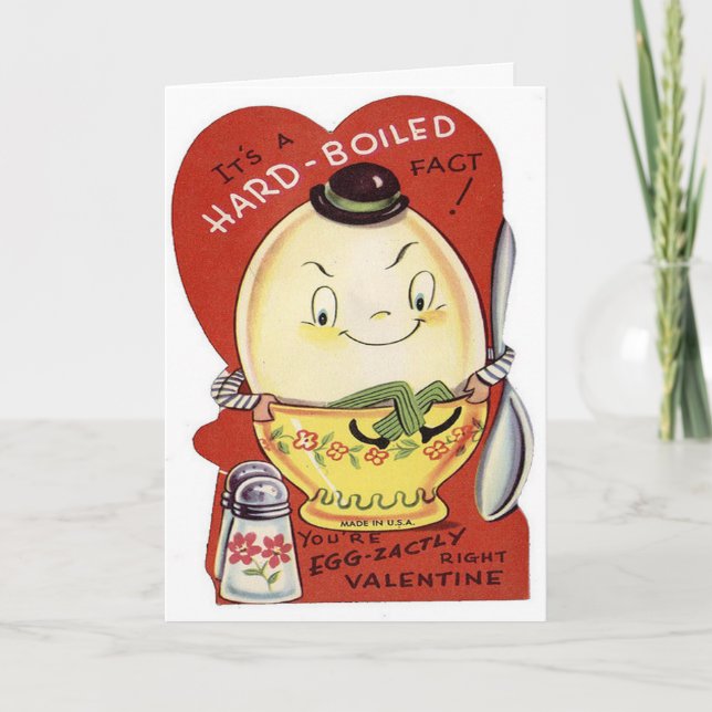 Carte vintage de Saint Valentin (Devant)
