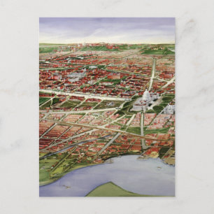 Carte vintage de Washington D.C. (1901)