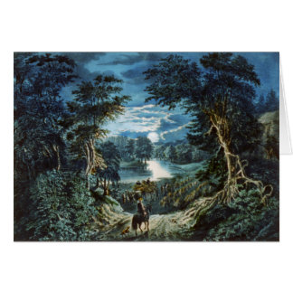 Carte vintage d'illustration de montagne (blanc à