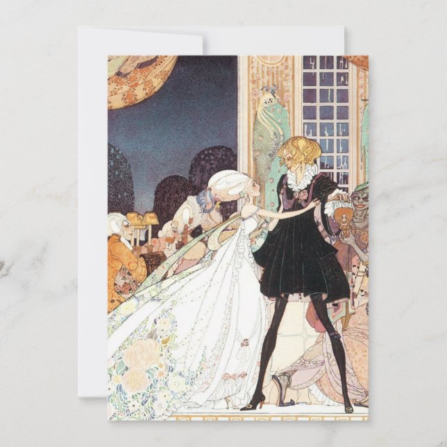 Carte Vintage Douze princesses dansantes par Kay Nielsen (Devant)