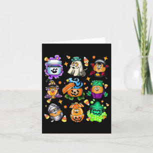 Carte Vintage Drôle Nuggets Repas Bucket Halloween Éffra