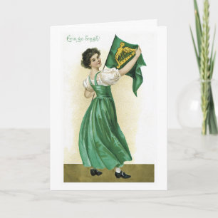 Carte vintage du jour de St Patrick