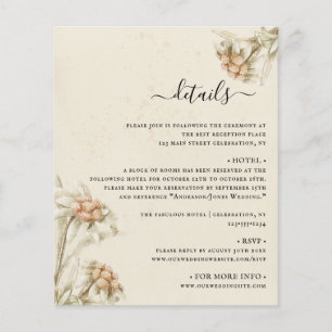 Carte vintage Edelweiss Watercolor