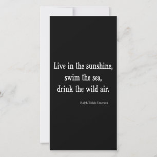 Carte Vintage Emerson Live in Sunshine Citation