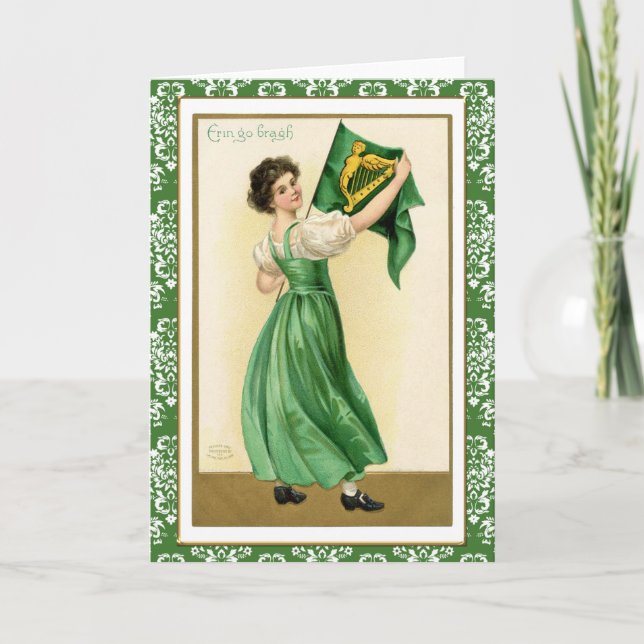 Carte Vintage Erin Go Bragh (Devant)