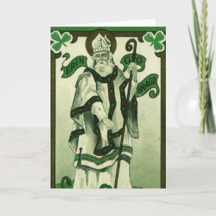 Carte Vintage - Erin Go Bragh - Vœux de la Saint-Patrick