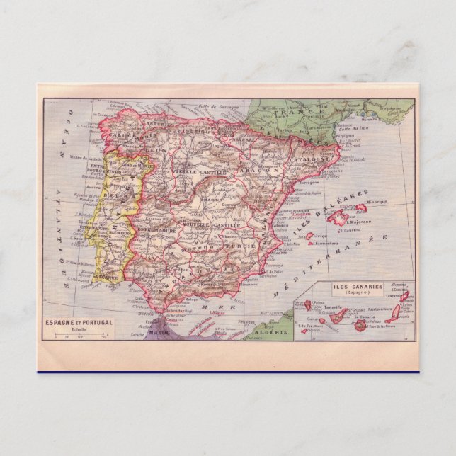 Carte vintage, Espagne, vers 1920 (Devant)