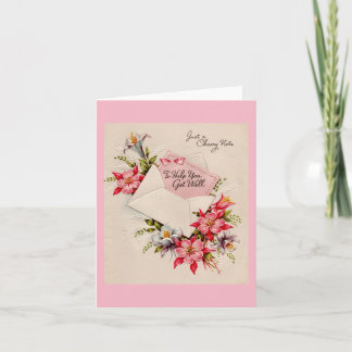 Carte Vintage Gourmand Get Well