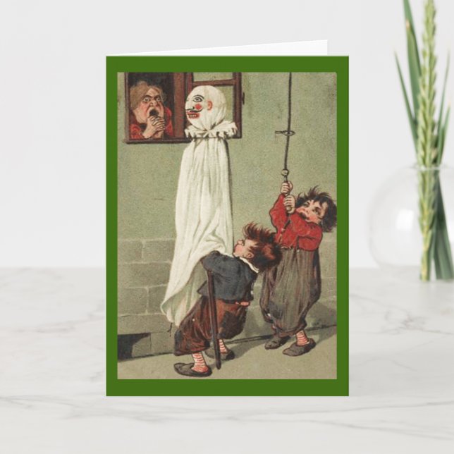 Carte Vintage Halloween (Devant)