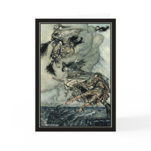 Vintage Halloween Arthur Rackham Témoins volants