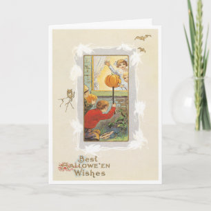 Carte Vintage Halloween Plaisirs