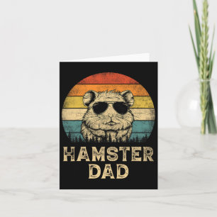 Carte Vintage Hamster Papa Hamster Aimants Papa Père Pap