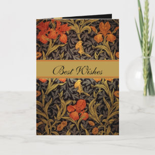 Carte Vintage Impression William Morris 3