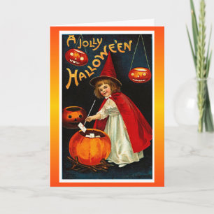 Carte Vintage Jolly Halloween