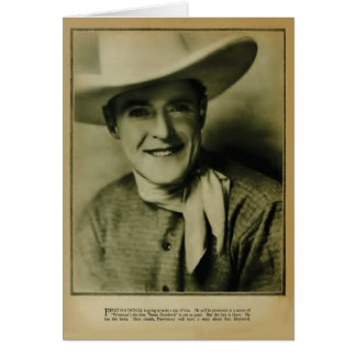 Carte vintage Ken Maynard 1926