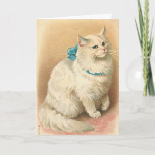 Carte Vintage Kitty, Joyeux anniversaire