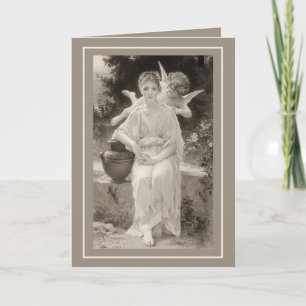 Carte Vintage Le premier Whisper d'amour