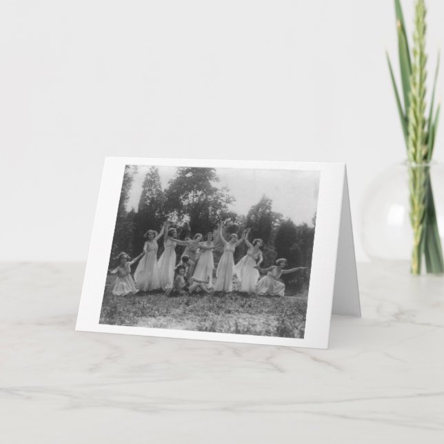 Carte Vintage - Les amis sont les anges qui nous lèvent, (Devant)