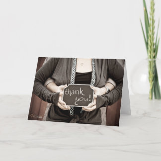 Carte Vintage Merci