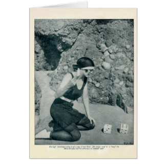 Carte vintage Mona Kingsley 1922