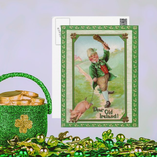 Carte vintage Old Dear Ireland (Vintage Old Dear Ireland Card)