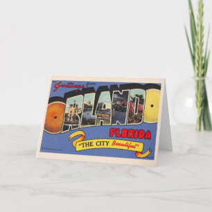 Carte Vintage Orlando Floride