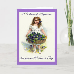 Carte Vintage pour vous à l'occasion de la Fête des Mère