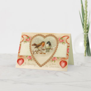 Carte vintage Saint-Valentin