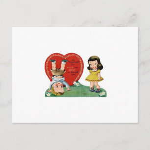 Carte vintage Saint Valentin