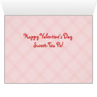 Carte vintage Saint Valentin pour enfants