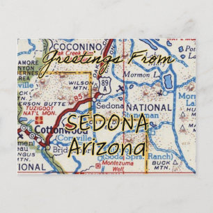 Carte Vintage Sedona AZ