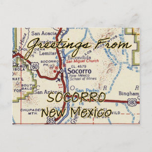Carte Vintage Socorro NM