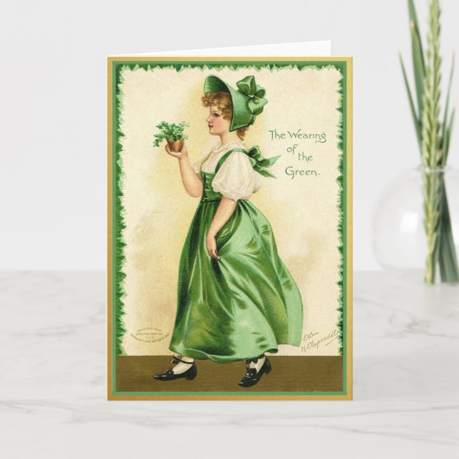 Carte vintage St Patrick's Day (Devant)