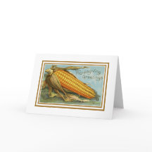 Vintage Thanksgiving Corn Holiday