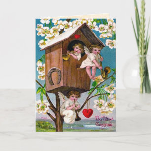 Carte vintage très spéciale de Valentine