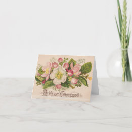 Carte Vintage un joyeux Noël personnalisé