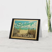 Vintage voyage de plage du Long Island