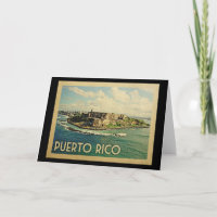 Vintage voyage Porto Rico