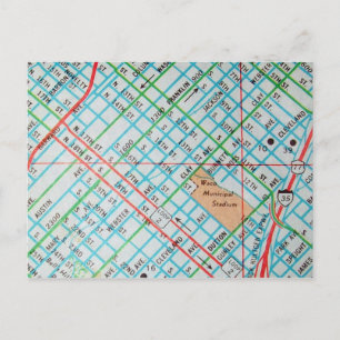 Carte Vintage Waco, TX