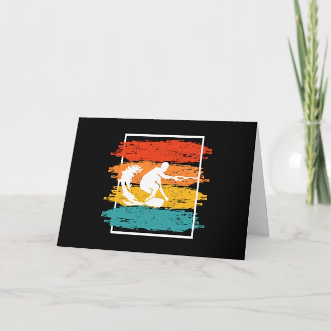 Carte Vintage Wakeboarding (Devant)