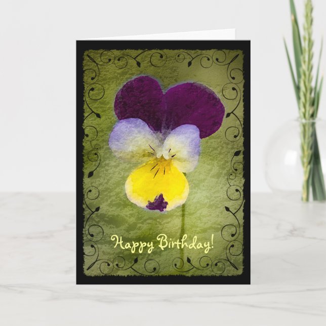 Carte Viola, Joyeux anniversaire ! (Devant)