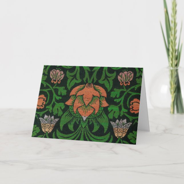 Carte Violet et Columbine, William Morris (Devant)