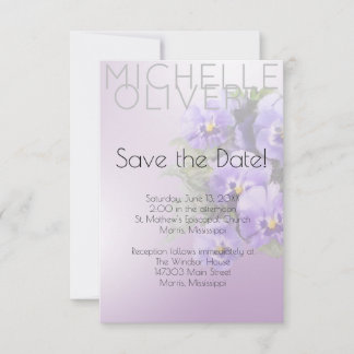 Carte Violets et lavande