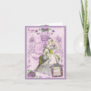 Carte Violette parisien Rosee Parfume