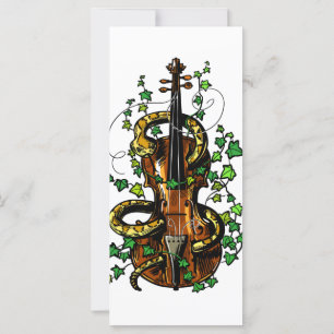 Carte Violon et serpent