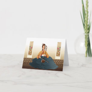 Carte Violoniste coréen