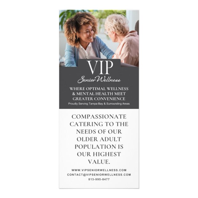 Carte VIP Senior Wellness Rack (Devant)