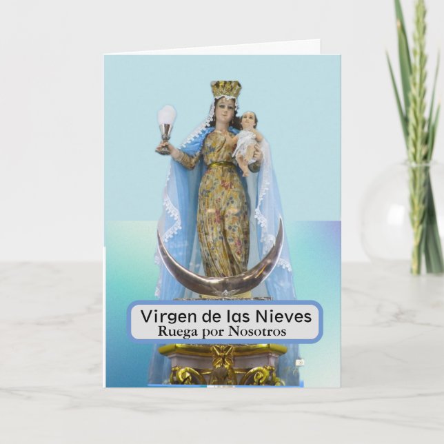 Carte Virgen de las Nieves (Devant)